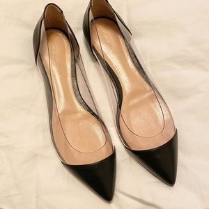 Gianvito Rossi Plexi Flats New in Box Size 40.5